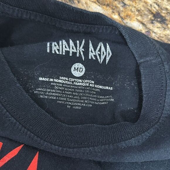 Trippie Redd Red Face Official Merch Rapper Band T-Shirt In Black Size M - Picture 3 of 5
